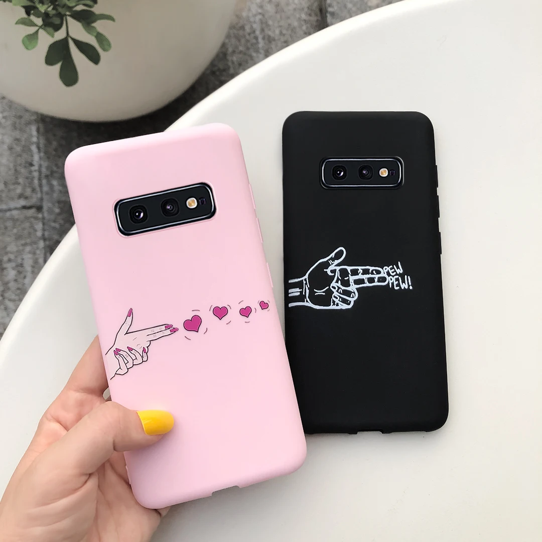 Case For Samsung Galaxy S10e Phone Case tpu Soft Silicone Cute Funny Cartoon Cover Case For Samsung Galaxy S10e G970F S 10e Case