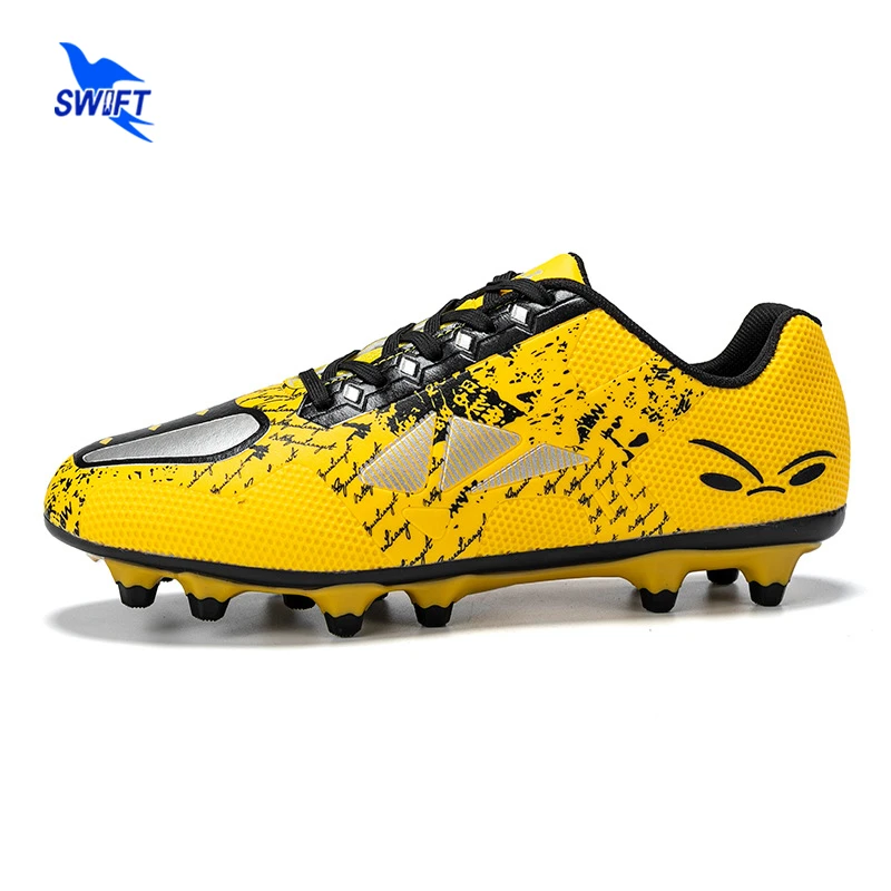 30-45 Kids Men Outdoor Lawn FG Soccer Boots SG AG Football Shoes Long Spikes Futsal Cleats Male Boys Athletic Training Sneakers