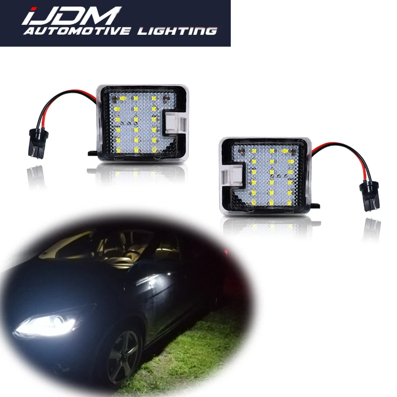 iJDM For Ford Focus 3 Kuga 2 S-Max WA6 2 Mondeo 4 5 Gran Led Under Side Mirror Light Rear View Mirror Welcome Light Puddle Light