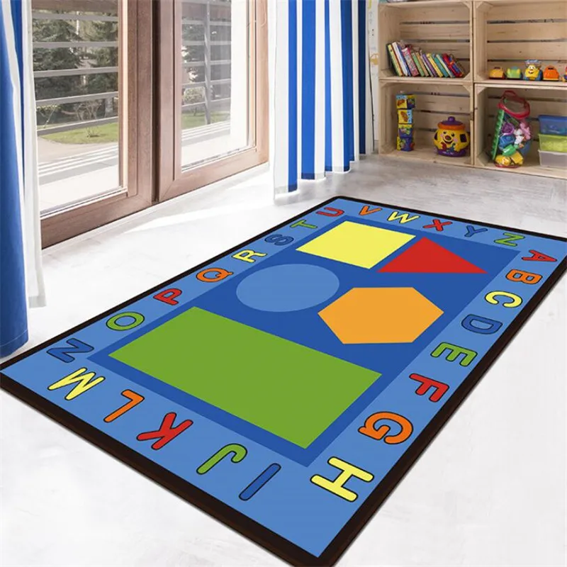 Kids Puzzle Game Shaggy Anti-Skid Floor play Mats 3D Carpet Non-slip rug Dining Living Room Soft Child Bedroom Mat Carpet 01