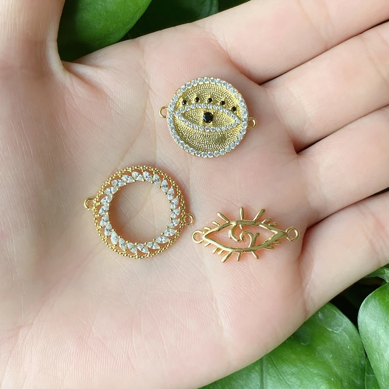 5pcs/lot Competitive price fashion Eye connector pendants jewelry accessories