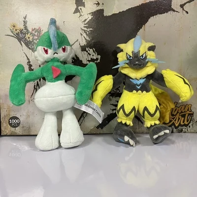 Original Pokemon Gallade Movable plush series skeleton Cute Plush Dolls Toys Anime Soft Stuffed Toy Gifts For Children