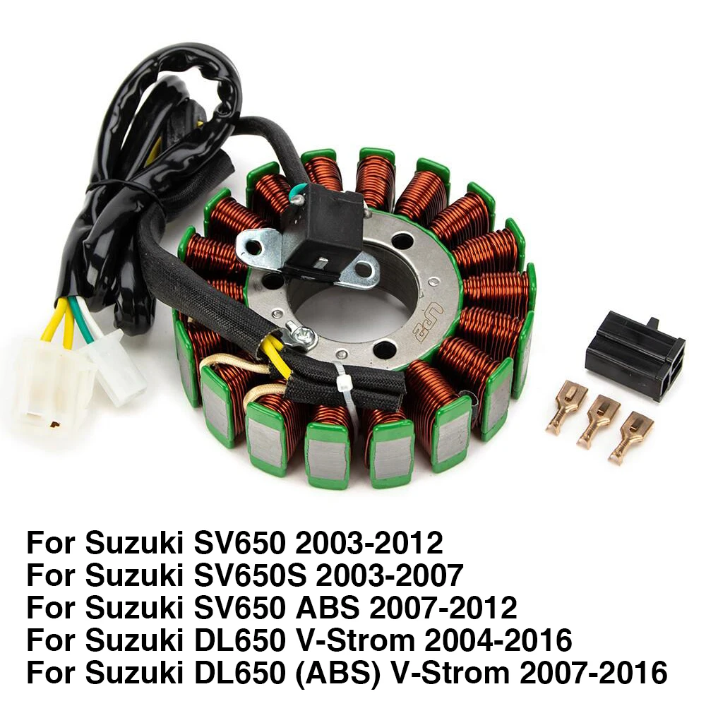 

Generator Stator Coil For Suzuki SV650 SV650S DL650 V-Strom SV 650 DL 650 650S 32101-17G00 32101-17G01 32101-17G02 32101-17G10