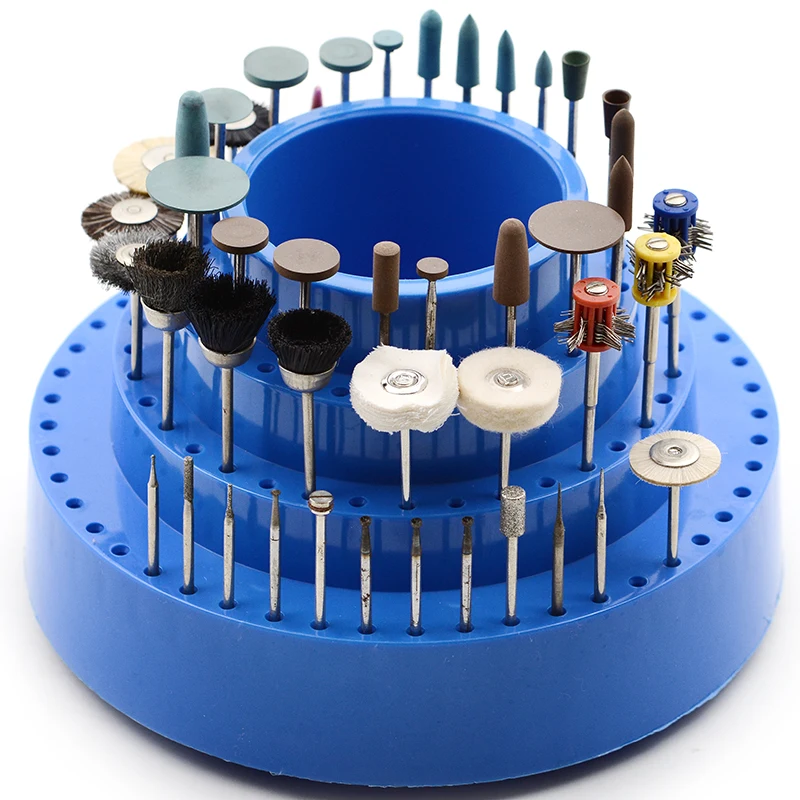 

Drill Bit Storage Box, Rotating Organizer, Grinding Head Parts Case, Plastic Tool Box, Drill Bit Holder