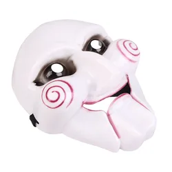 1Piece PVC Masquerade Halloween Saw Chainsaw Killer Theme Mask Super Creepy DIY Gift Mask Nice Quality