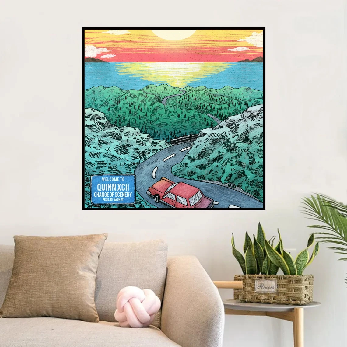 Quinn Xcii Another Day In Paradise Music Album Poster Prints Art Canvas Painting Wall Living Room Home Decor (No Frame)