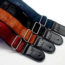 Guitar straps Thicken leather P&P guitar straps high-grade electric guitar straps musical instrument guitar accessories straps