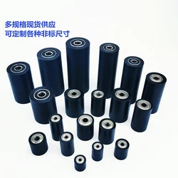 POM bearing roller guide wheel race steel pulley POM roller power rubber drum press line Nylon pulley