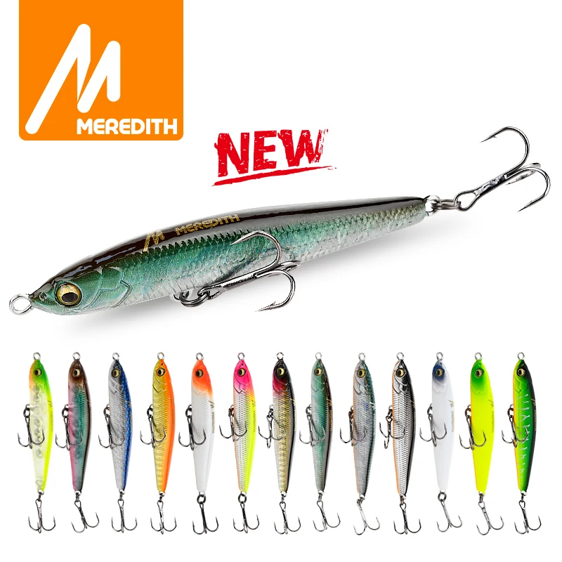 MEREDITH Jerk Pencil X-70 Sinking Fishing Lure  Fish Tackle Lures Fishing Accessories Saltwater Lures Trolling Fish Bait