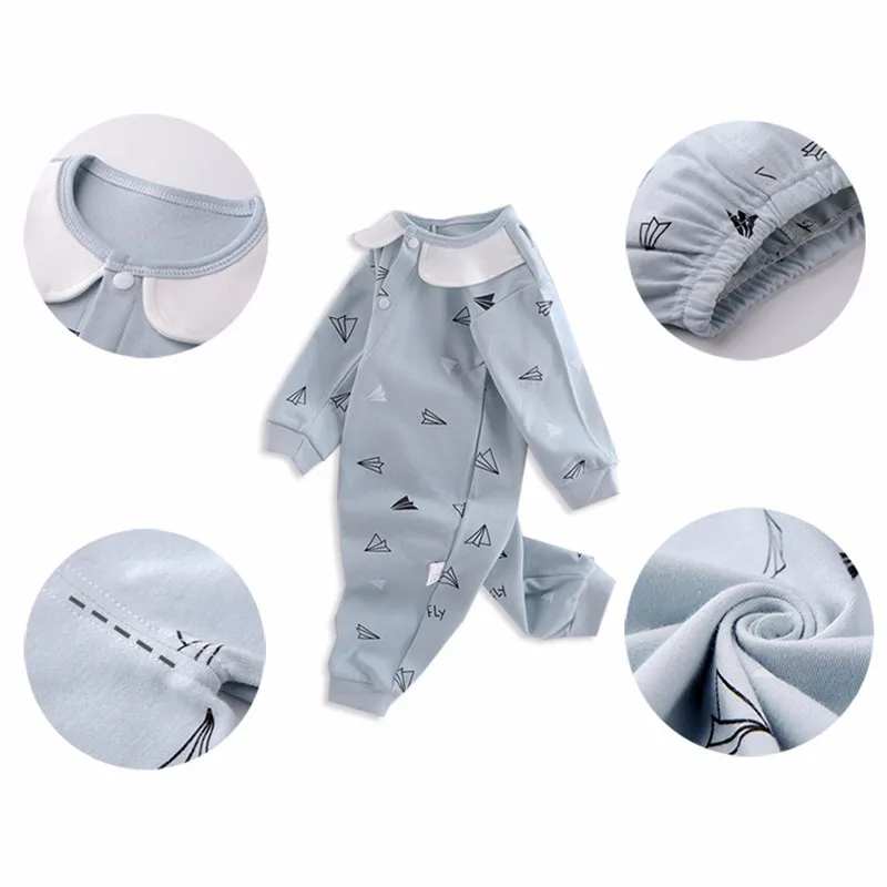 Vêtements en pur coton imbibé pour nouveau-né, ensemble pour bébé, vêtements pour enfants, unisexe, sans boîte, cadeau d\'automne et d\'hiver, 0-6