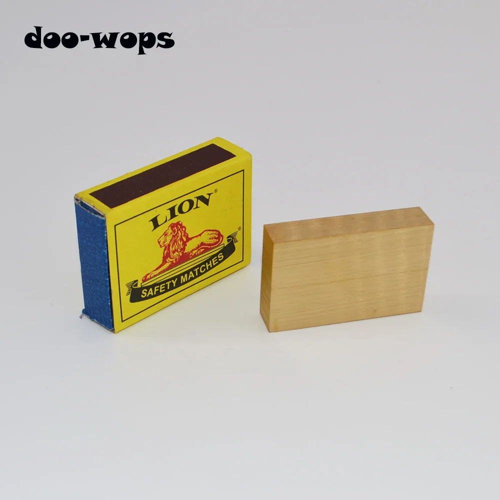 Matchbox penetração truques mágicos agulha através de bronze bloco magia mágico fechar-se ilusões truque adereços engraçado mentalismo