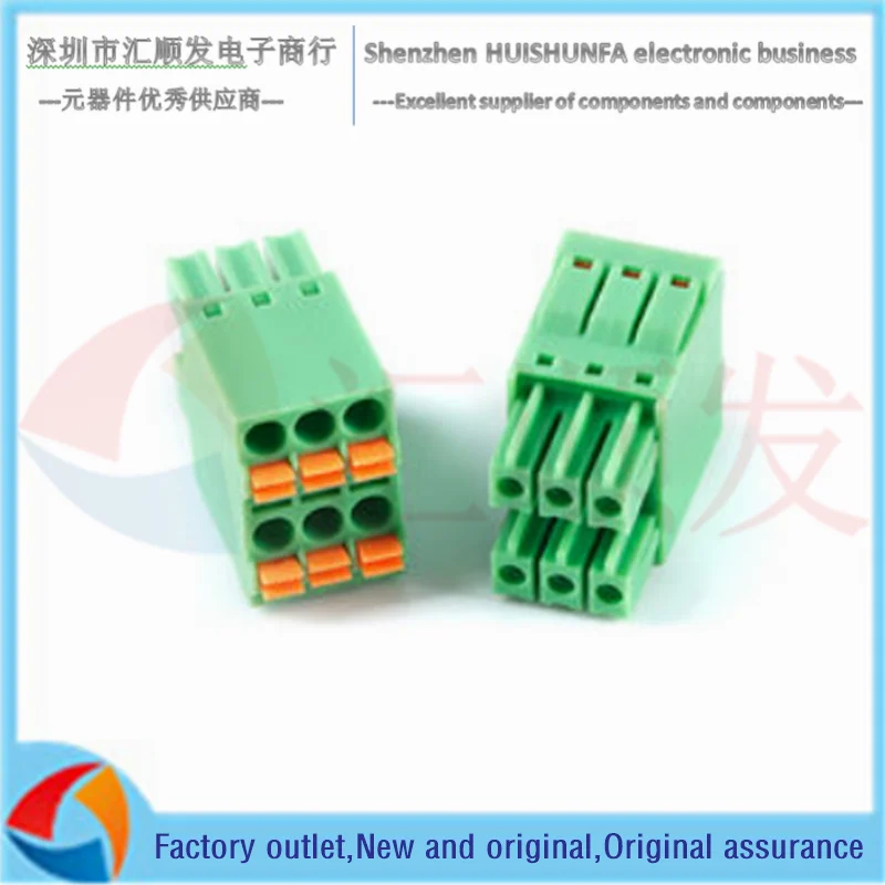 KF2EDGKNH-2 * 2/3/4/5/6/8P/двухрядная заглушка 3,5 мм Подключаемая Клеммная колодка