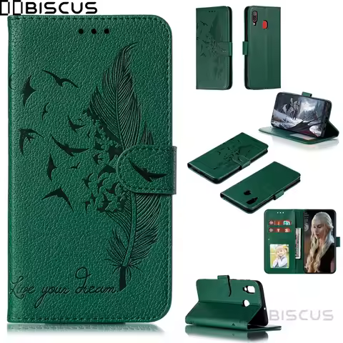 Litchi Leather Flip Case For Samsung Galaxy M31s A31 A41 A51 A71 A01 M11 A21s M21 M31 A10s A20s A20e A30s M01 M51 Wallet Cover