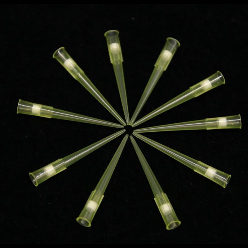 IKEME 200ul Pipette tips with Filter Sterilized Pipettor Tips PP Pipette Nozzle Lab Supplies