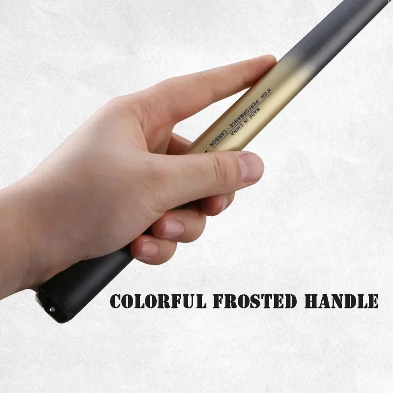 Carbon Long Carp Fishing Rods 7.2m 8m 9m 10m Stream Telescopic Hand Feeder Pole Travel Hand Rod