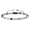 96190-3adc85.jpg Adjustable 4mm Chakra Beads Bracelet Mini Natural Stone Agats Lava Tiger Eye Beaded Bracelets & Bangles Women Men Gift Jewelry
