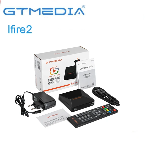 GTMedia Ifire2 Receiver Box Digital Set Top Box TV Decoder 1080P (H.265) Built-in WIFI Module Support M3u gtmedia ifire 2