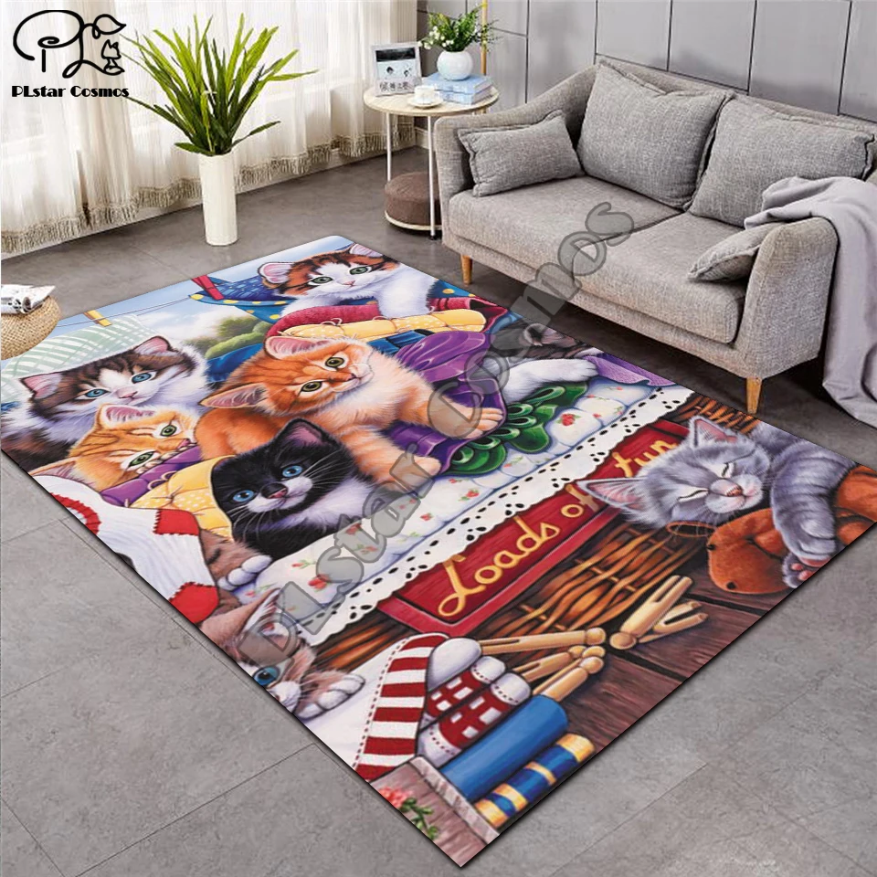 

Dog/cat carpet Nordic Rug Soft Flannel 3D Printed Rugs Parlor Mat Area Rugs Anti-slip Large Carpet Rug Living Room Decor D-014