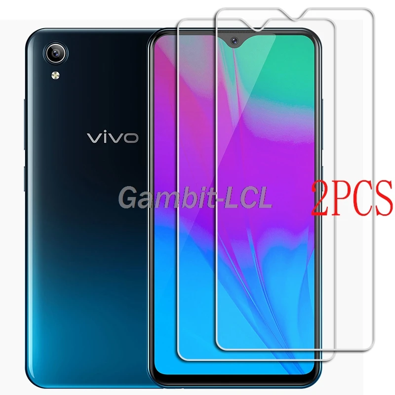 For Vivo Y1s Tempered Glass Protective FOR Vivo Y90 Y91C  Screen Protector Phone cover Glass Film