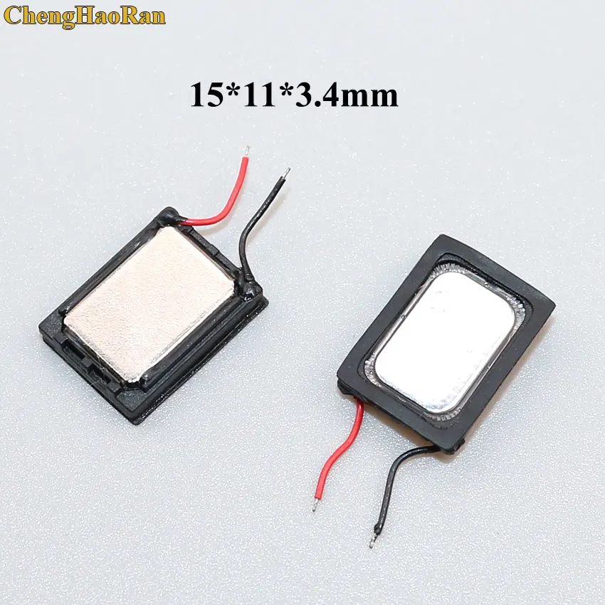 ChengHaoRan 20pcs 1511 1115 Phone MP3 Speaker Tin Foil Loudspeaker Rectangle Tablet With Wire 15*11*3.4MM