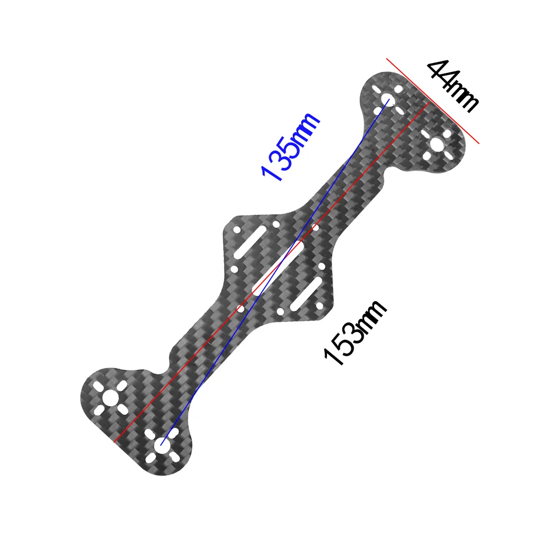 FEICHAO H135 135mm Bar Crossing Machine Frame For 3inch Propeller With 3D Printed & Screw Kit