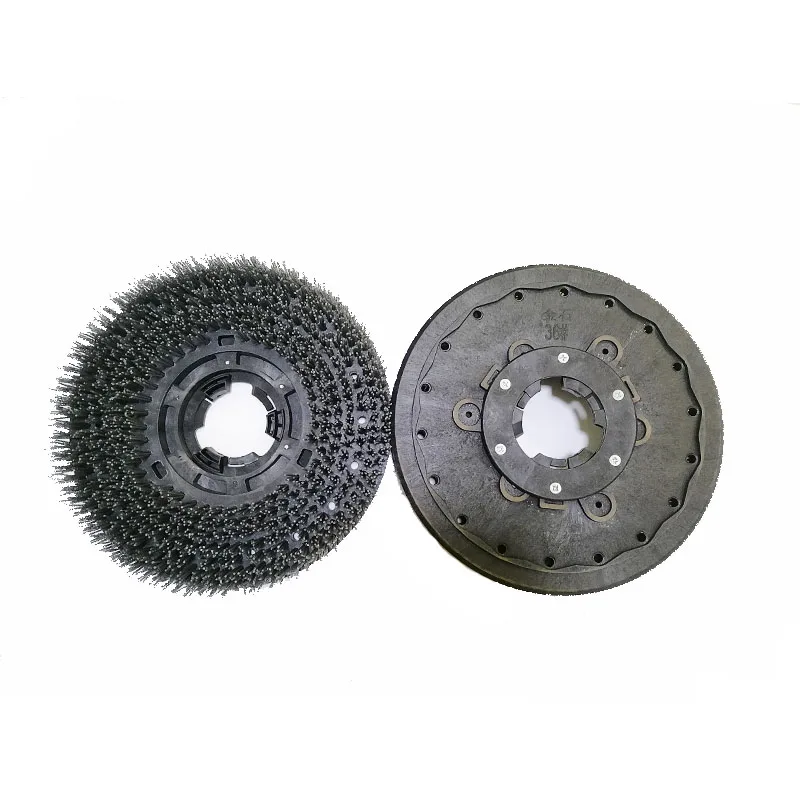 17 Inch 385MM Black Round Circular Abrasive Diamond Antique Brush For Grinding And Polishing Stone Marble Granite Concrete Floor