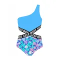 Floral Blue Green A