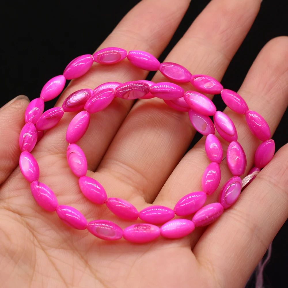 Natural Fashion Shell Rice Bead Beads Wholesale DIY Making Necklace Bracelet Specification 8-10mm