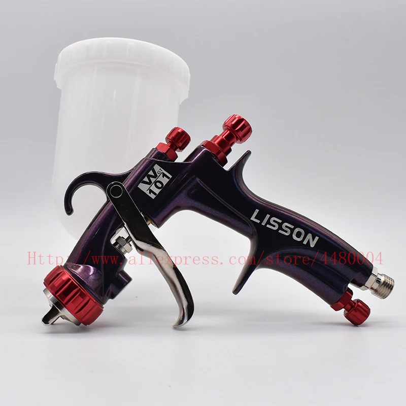 High quality spray gun gravity spray gun air spray gun 1.0mm 1.3mm 1.5mm 400CC plastic pot professional car spraying tool