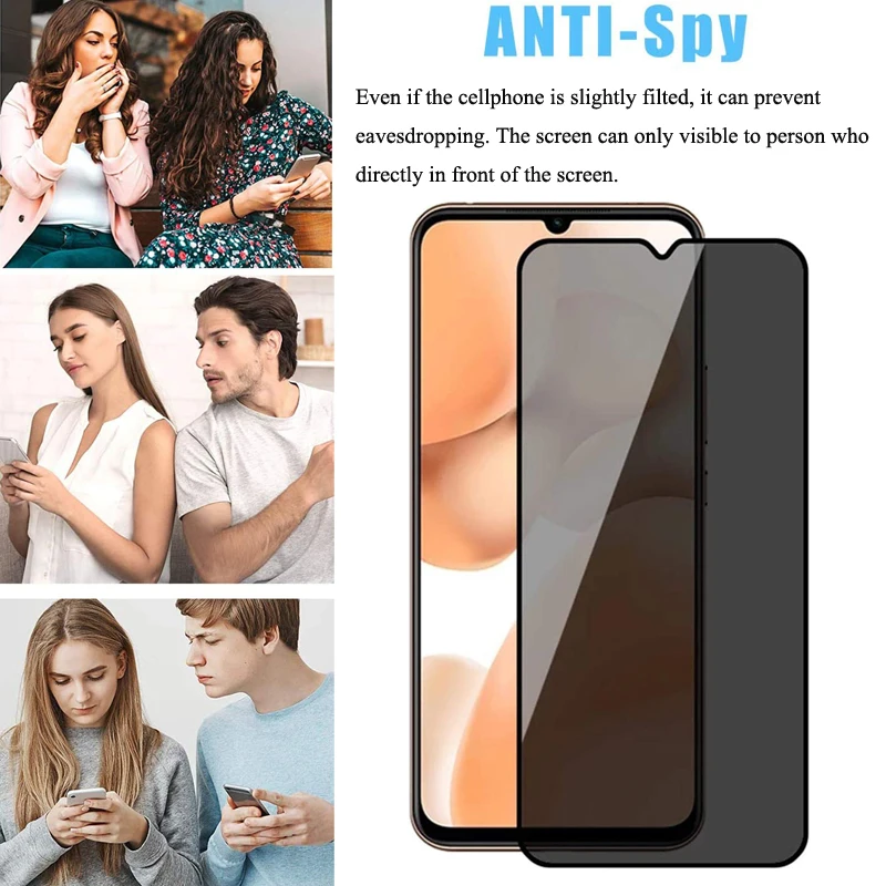 9H Privacy Tempered Glass Screen Protector For Samsung Galaxy a30 a30s a20 a10 a50 a70 a80 a90 5g Anti Spy Glare Peeping Glass