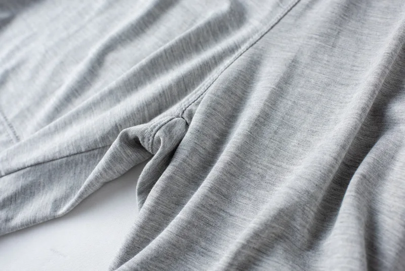 Frühling und Sommer Neue Damen-Pyjamas Dreiteiliges Set Kurzarm-Shorts Hose Modal Weiches T-Shirt Pyjamas Damen Locker Sitzendes Hausset – Detail 39