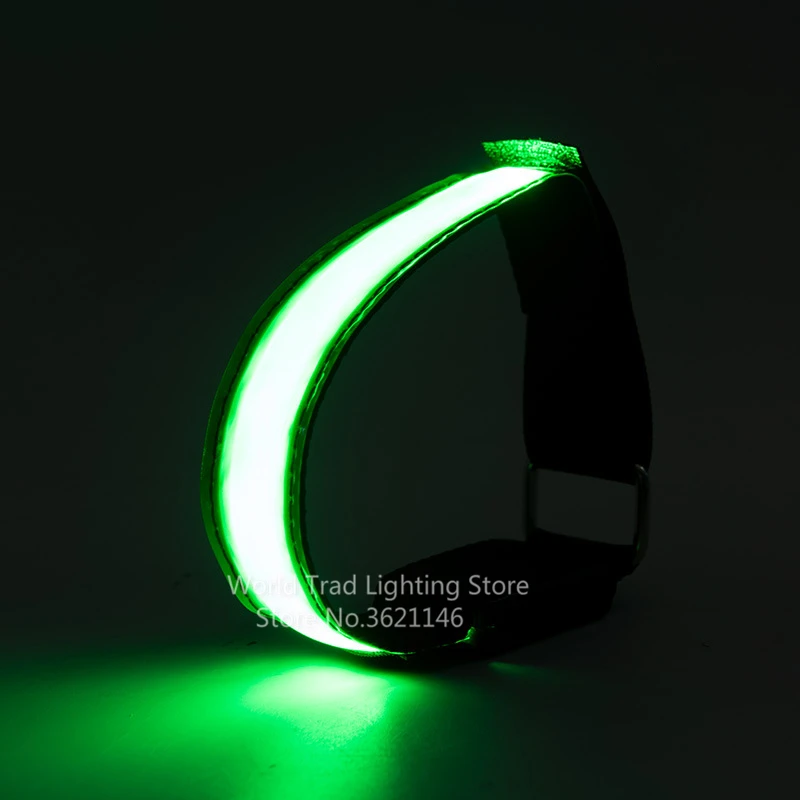 LED Luminous Arm guard Armband Strap Safety Belt Light Outdoor Running night cycling Bicycle Novelty Lighting Safety Warn lamp