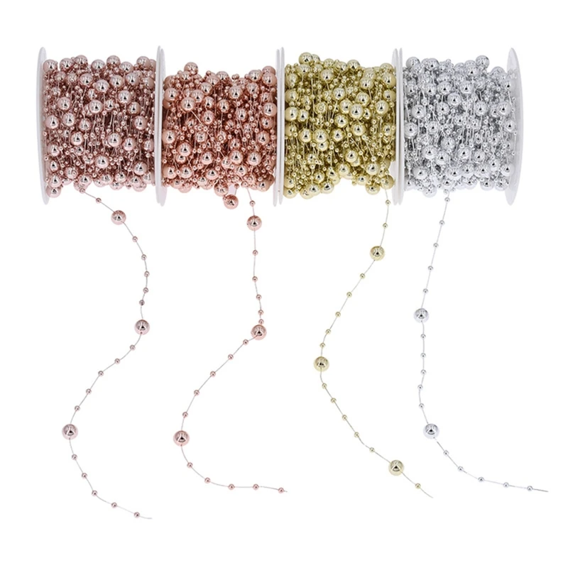 Lolita Kroon Hoofdband Bead Chain Garland Bungelende Bedels Kralen Kralen Franjes Voor Ambachten Bruiloft Decoratie M6CD