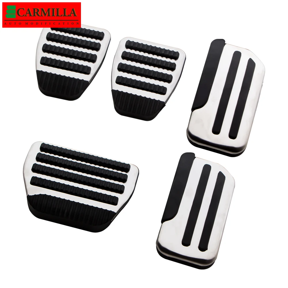 Carmilla Car Gas Brake Foot Pedal Cover for Nissan Juke Altima Sentra Sunny Maxima Sylphy Tiida Pulsar Leaf Accessories