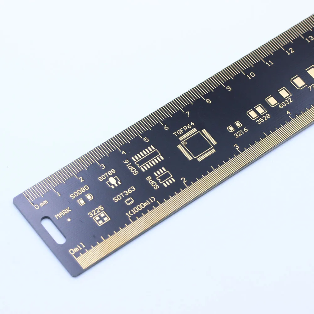 PCB Ruler PCB engineering ruler 20CM ruler/PCB drawing ruler/protractor/PCB design/development