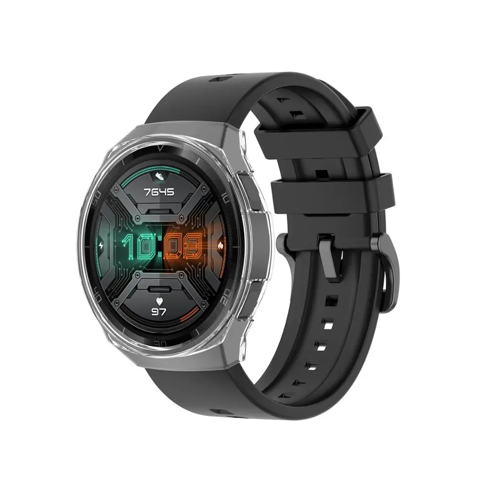 Soft Clear TPU Protector Case Cover For Huawei Watch GT 2e Protective Shell