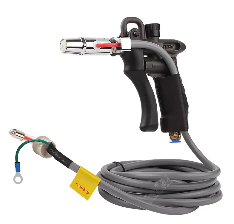 Pistola de aire de ionización industrial de 220V, eliminador estático, soplador de iones electrostáticos, 4,0KV, 0,2-0,8Mpa