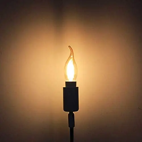 Ganriland Led Dimbare Gloeilampen 4W C35 Kaars Lamp E14 220V 2200K Spaarlamp 30W gloeilampen Equivalent Lamp