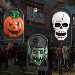 Top Deals Funny Halloween Doorbell New Doorbell Contact Sounds LED Light Control Halloween Decorations