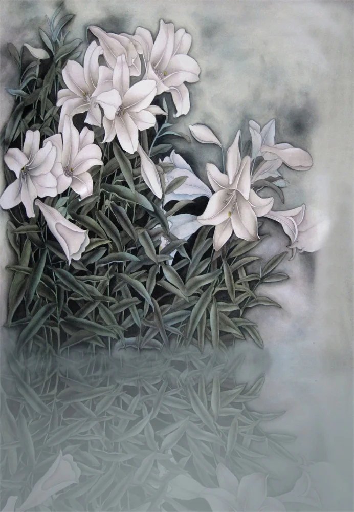 Laeaccoทารกแรกเกิดฤดูใบไม้ผลิสีชมพูดอกไม้สีน้ำภาพรูปแบบภาพฉากหลังภาพพื้นหลังสำหรับPhoto Studio