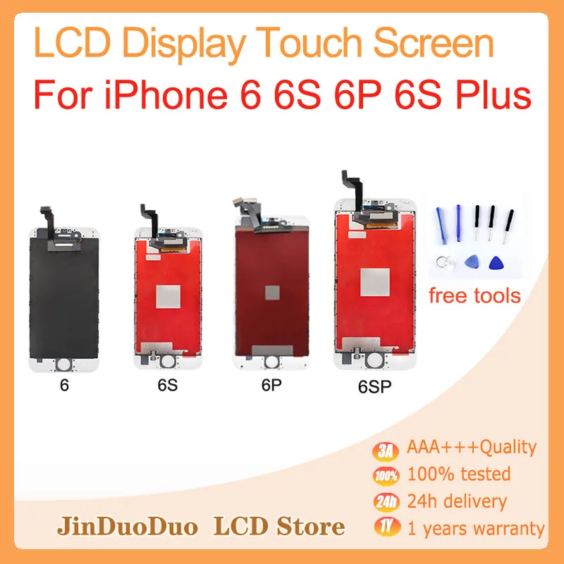 Wholesale Fast delivery Mobile Phone LCD Touch Screen Display Assembly For Iphone 6 6G 6S 6P 6S Plus Pro screen LCD display