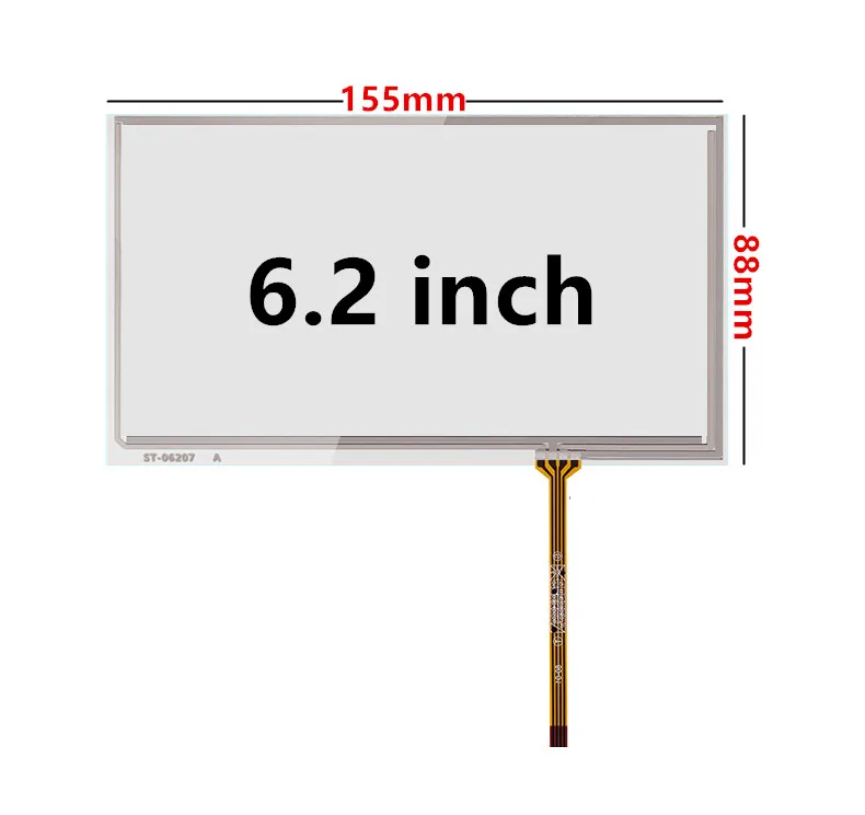 6.2/7/8 zoll Widerstand Digitizer Touch Screen Panel Glas Für Auto DVD GPS Navigation Multimedia Ersatz Teile