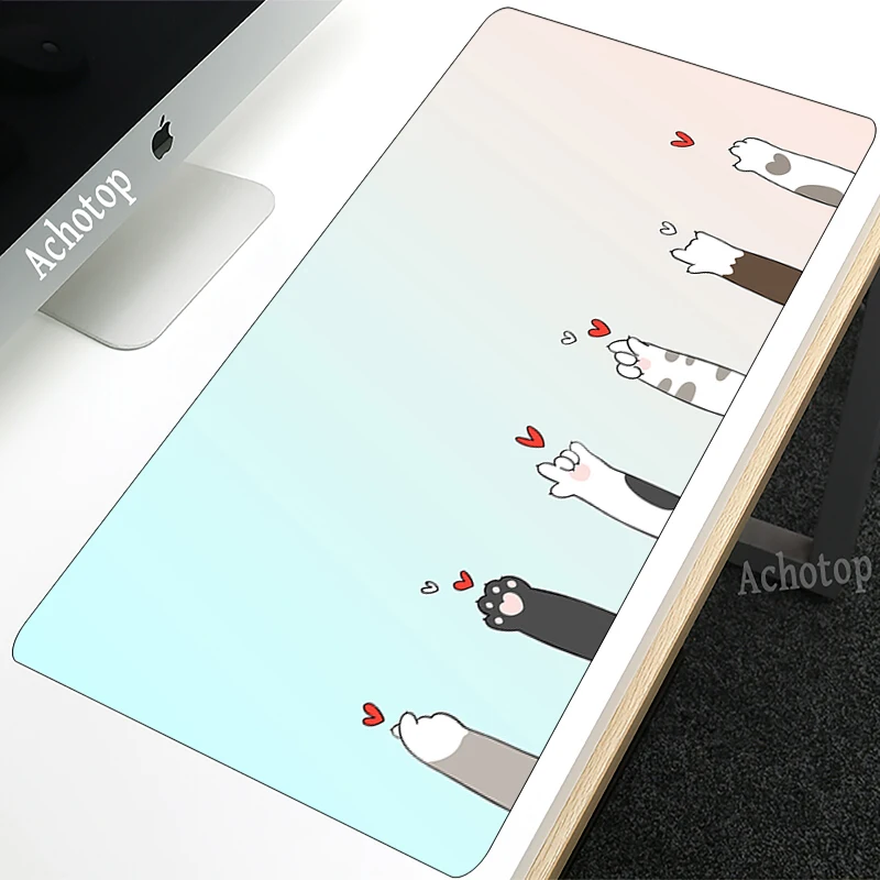 

kawaii XXL Mousepad Gaming Notbook Mouse Pad Gamer Mat PC Game Computer Cute Desk Padmouse Keyboard Large Play Mats 800X300MM