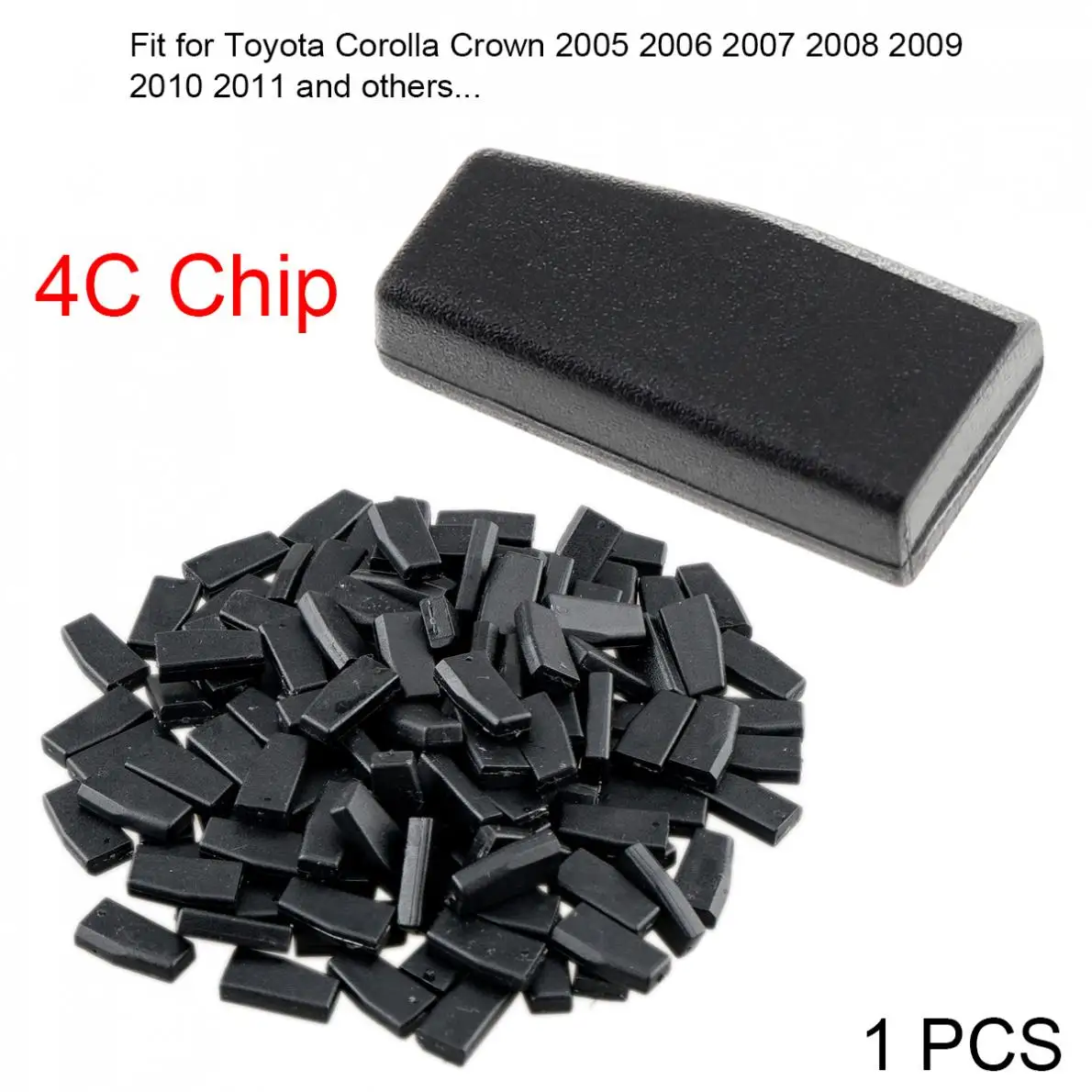 Blank ID4C Carbon Chip Car Key Transponder Chip fit for Toyota Corolla Crown 2005 2006 2007 2008 2009 2010 2011