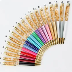 100Pcs Gold and Bright Personalized Ballpoint Pens Wedding Party Gifts For Guests Customized Birthday Favour Engrave Logo Text