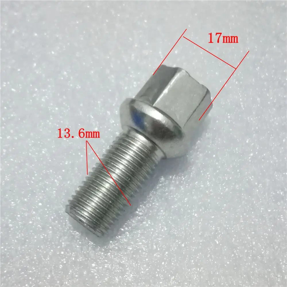 M14*1.5 27MM Car Tire Wheel Bolt Hub Screws For VW Golf Tiguan Touran Polo Passat Magotan Golf Sagitar Audi Seat Car Accessories