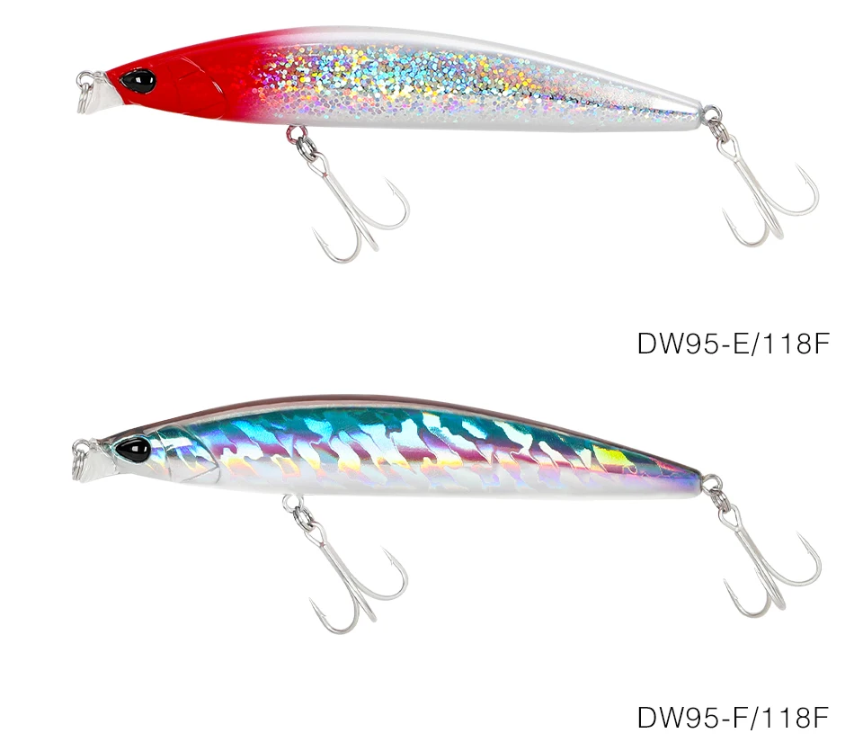 TSURINOYA Meeresfischköder 118F Shallow Range Floating Minnow 118 mm 19 g DW95 Long Casting Magnet Gravity System Harter Köder – Detail 16