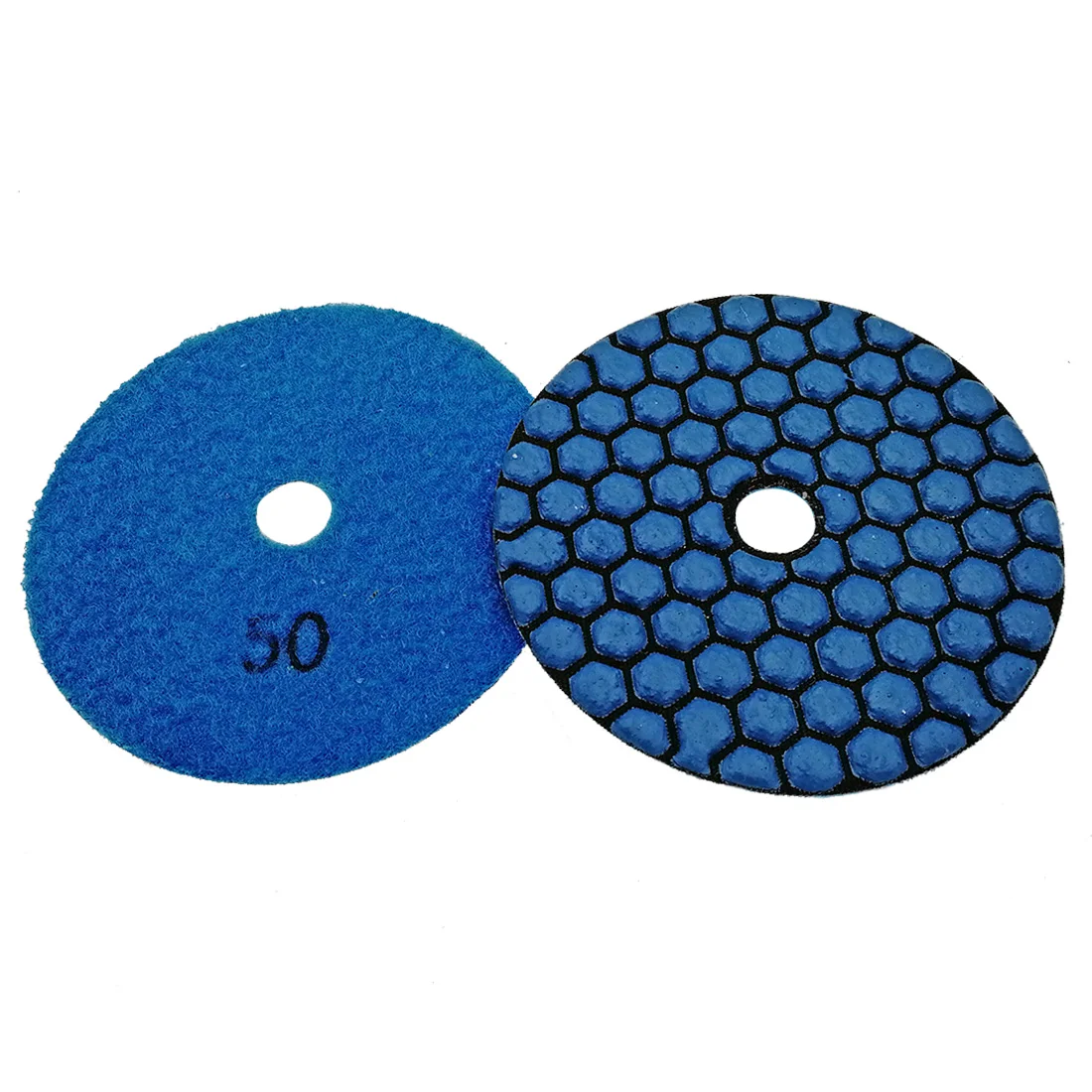 SHDIATOOL 7 sztuk 100mm #50-1 tarcze do polerowania na sucho dla granit marmur ceramiczne 4 cal spoiwo żywiczne diament elastyczne klocki szlifierskie