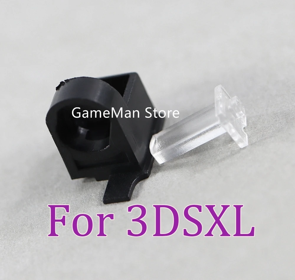 Ocgame substituição original parte da dobradiça do meio concha com habitação led lock light peças para 3dsxl 3ds ll