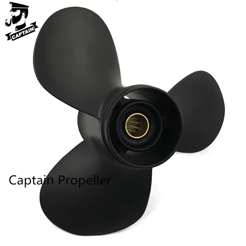 

Captain Outboard Propeller 11.1x13 Fit Tohatsu Nissan Engines 35-50HP MFS40A MFS50A Aluminum 3T5B64527-1 13 Tooth Splines RH